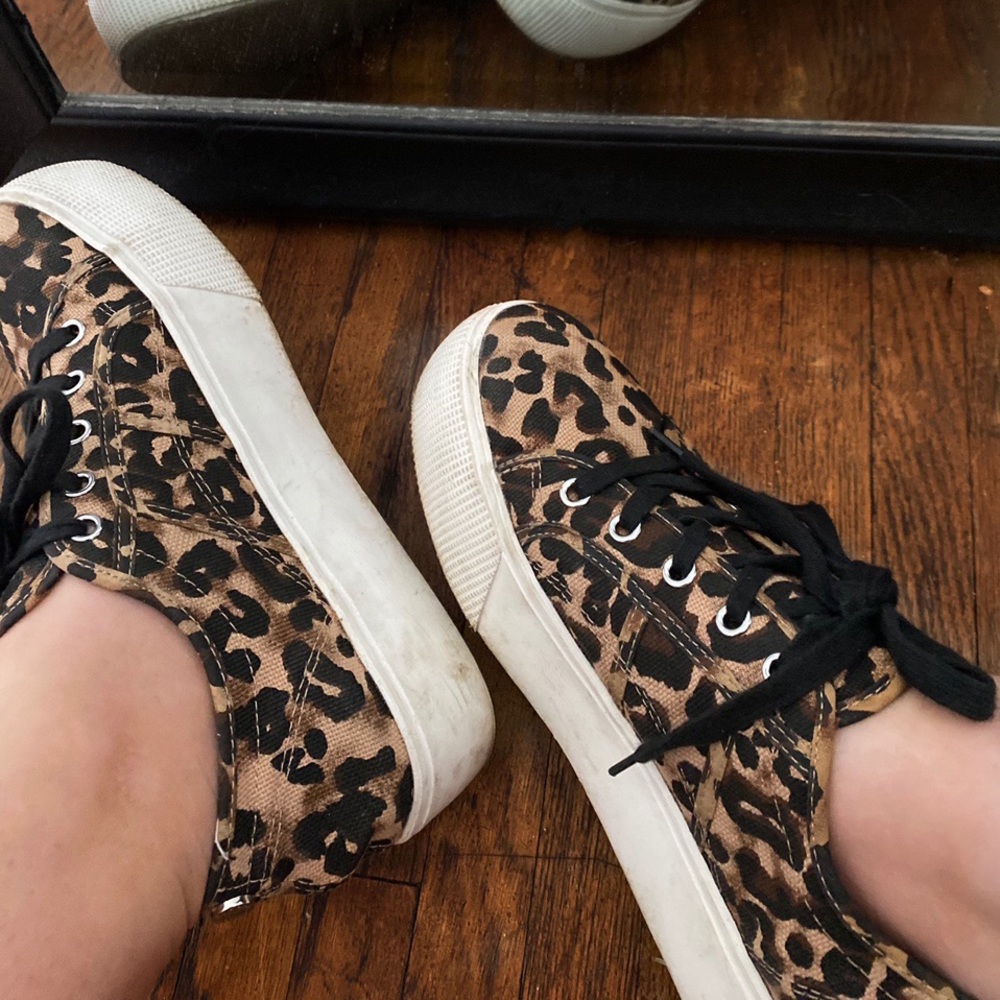 Steve madden emmi leopard print platform